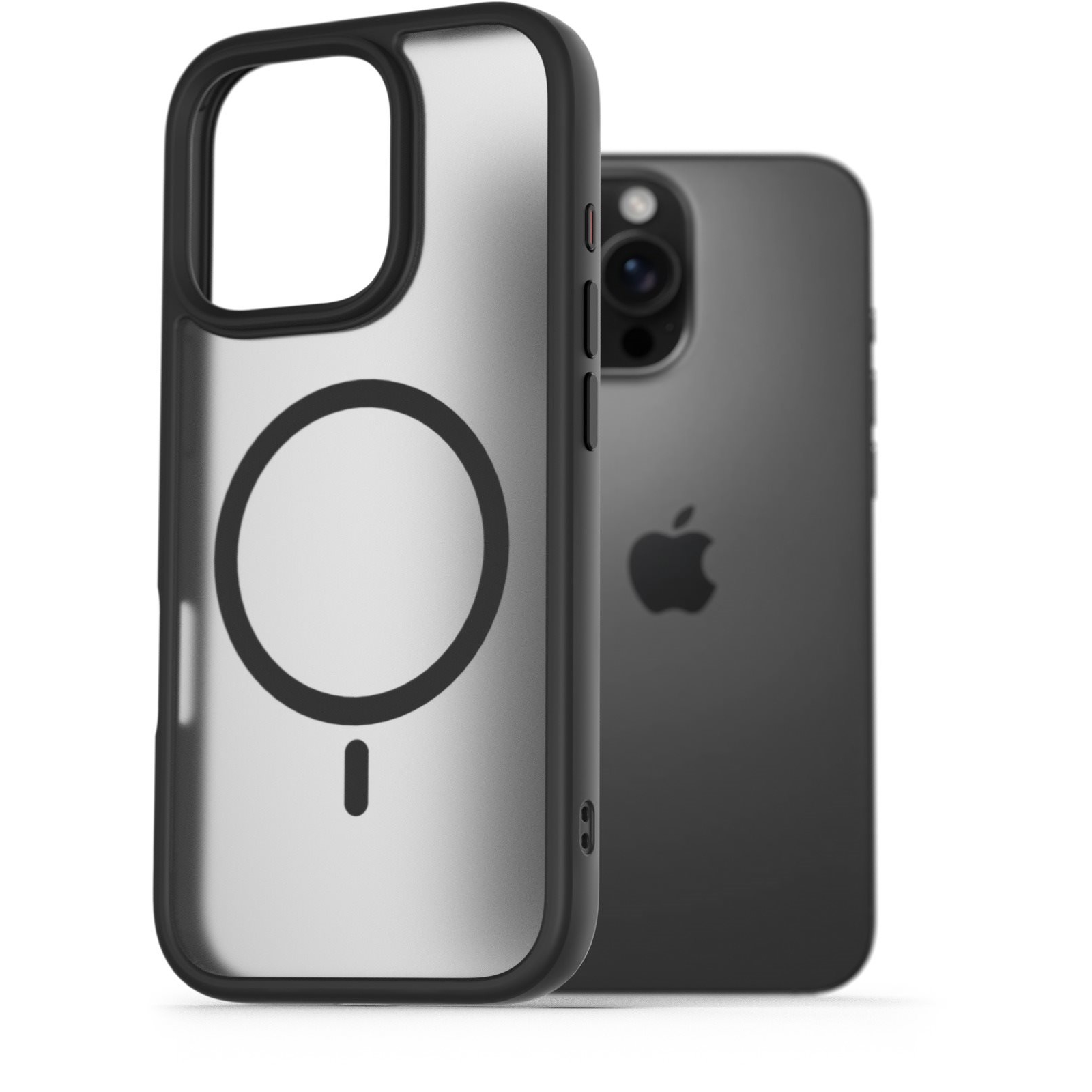 AlzaGuard Matte Case iPhone 16 Pro Magsafe fekete tok (AGD-PCMM59B)