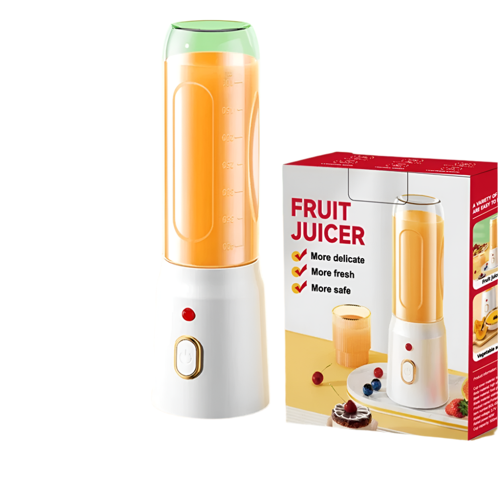 500ML Portable Electric Blender 40W USB Rechargeable Cordless White